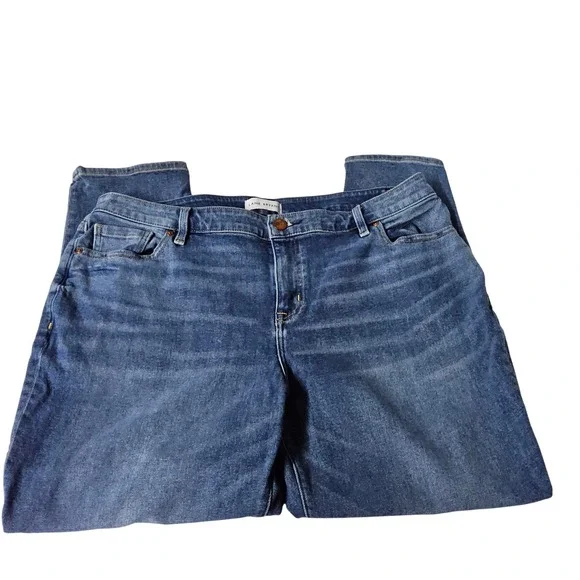 Lane Bryant Signature Fit Flex Magic‎ Waistband Mid Rise Boyfriend Jeans 18 - Picture 2 of 13